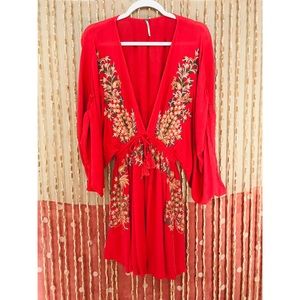 Free People Pretty Pineapple Dress